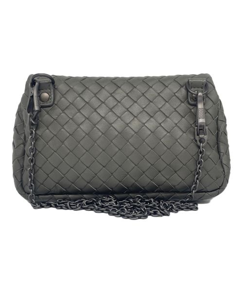 BOTTEGA VENETA（ボッテガベネタ）BOTTEGA VENETA (ボッテガベネタ) 2way イントレチェーンバッグ グレーの古着・服飾アイテム