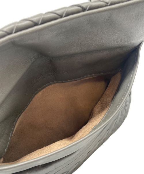 BOTTEGA VENETA（ボッテガベネタ）BOTTEGA VENETA (ボッテガベネタ) 2way イントレチェーンバッグ グレーの古着・服飾アイテム
