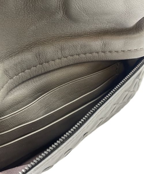 BOTTEGA VENETA（ボッテガベネタ）BOTTEGA VENETA (ボッテガベネタ) 2way イントレチェーンバッグ グレーの古着・服飾アイテム