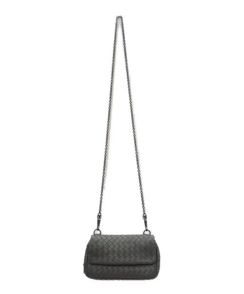 BOTTEGA VENETA（ボッテガベネタ）BOTTEGA VENETA (ボッテガベネタ) 2way イントレチェーンバッグ グレーの古着・服飾アイテム