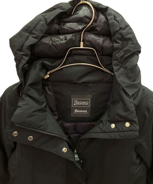 HERNO（ヘルノ）HERNO (ヘルノ) GORE-TEX フーデットダウン ブラック サイズ:38の古着・服飾アイテム