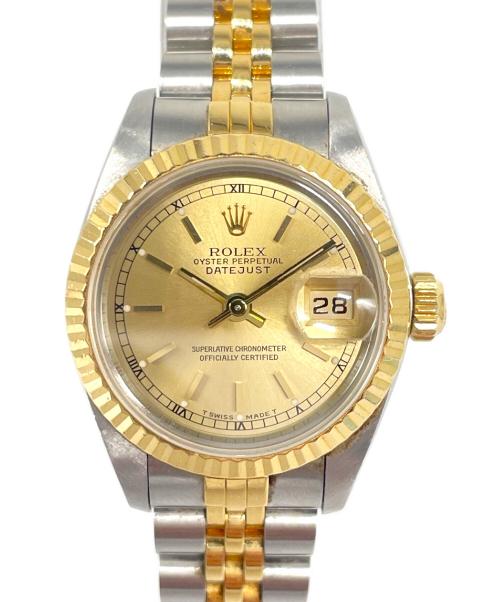 ROLEX（ロレックス）ROLEX (ロレックス) デイトジャスト コンビ Ref.69173/レディデイトジャスト/腕時計/時計/シャンパンゴールド シャンパン文字盤 サイズ:26mmの古着・服飾アイテム