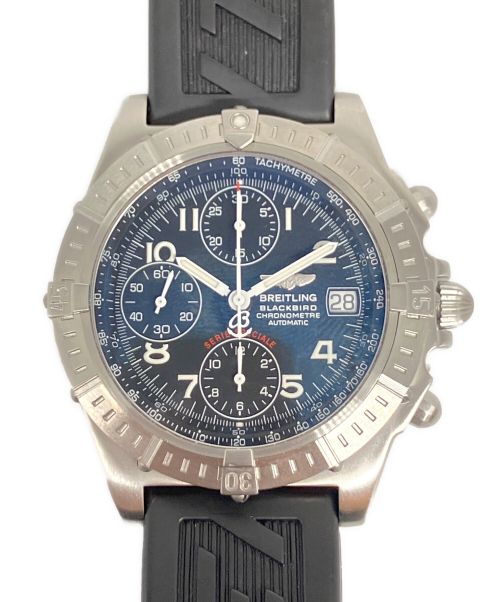 BREITLING（ブライトリング）BREITLING (ブライトリング) クロノマット ブラックバード 黒文字盤 サイズ:40mmの古着・服飾アイテム