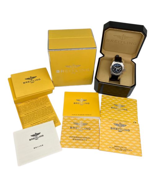 BREITLING（ブライトリング）BREITLING (ブライトリング) クロノマット ブラックバード 黒文字盤 サイズ:40mmの古着・服飾アイテム