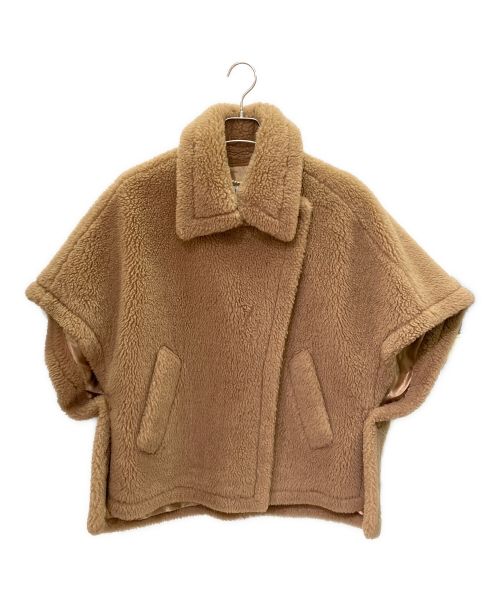 MaxMara（マックスマーラ）MaxMara (マックスマーラ) TEBE/テディベアポンチョ/ケープ ブラウン サイズ:UNICAの古着・服飾アイテム