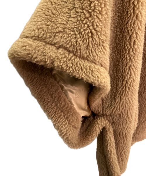 MaxMara（マックスマーラ）MaxMara (マックスマーラ) TEBE/テディベアポンチョ/ケープ ブラウン サイズ:UNICAの古着・服飾アイテム