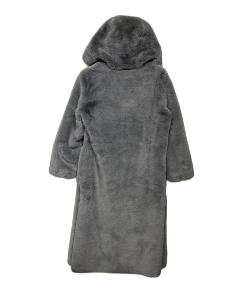 LEMONPLET（レモンプレット）LEMONPLET (レモンプレット) ロングファーコート グレー サイズ:Mediumの古着・服飾アイテム