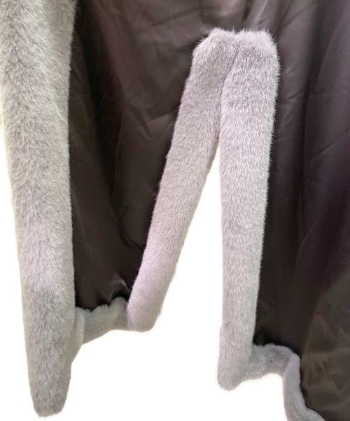 LEMONPLET（レモンプレット）LEMONPLET (レモンプレット) ロングファーコート グレー サイズ:Mの古着・服飾アイテム