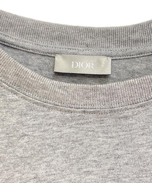 Dior（ディオール）Dior (ディオール) CD刺繍 Tシャツ ライトグレー サイズ:Ｌの古着・服飾アイテム