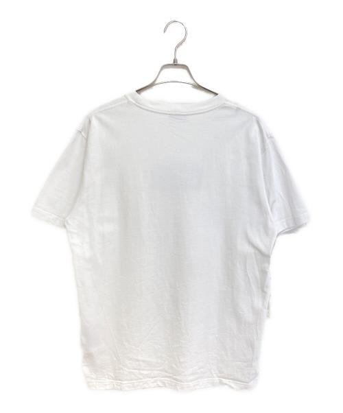 Dior（ディオール）Dior (ディオール) ロゴ刺繍半袖Tシャツ ホワイト サイズ:Ｌの古着・服飾アイテム