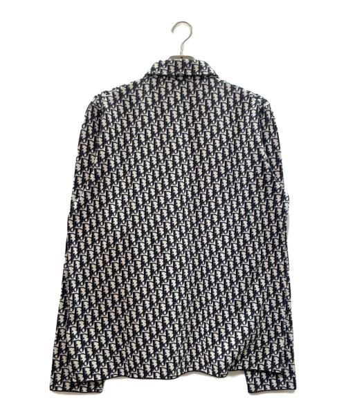 Dior（ディオール）Dior (ディオール) オブリーク柄 オーバーシャツ ネイビー サイズ:Lの古着・服飾アイテム