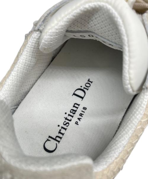 Christian Dior（クリスチャン ディオール）Christian Dior (クリスチャン ディオール) C'est Dior （セ ディオール）ローカットスニーカー ベージュ サイズ:35 1/2の古着・服飾アイテム
