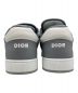 中古・古着 Dior (ディオール) B27ロートップスニーカー ライトグレー×ホワイト サイズ:42：50000円