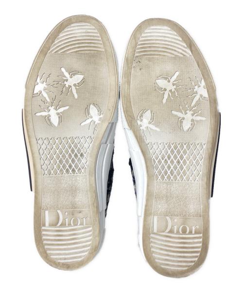 Dior（ディオール）Dior (ディオール) B23ロートップスニーカー ネイビー×グレー サイズ:42の古着・服飾アイテム