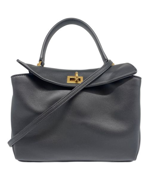 BALENCIAGA（バレンシアガ）BALENCIAGA (バレンシアガ) ロデオ トップハンドル ミニ ハンドバッグ ブラック サイズ:Miniの古着・服飾アイテム