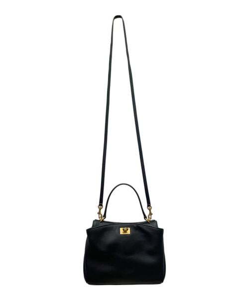 BALENCIAGA（バレンシアガ）BALENCIAGA (バレンシアガ) ロデオ トップハンドル ミニ ハンドバッグ ブラック サイズ:Miniの古着・服飾アイテム