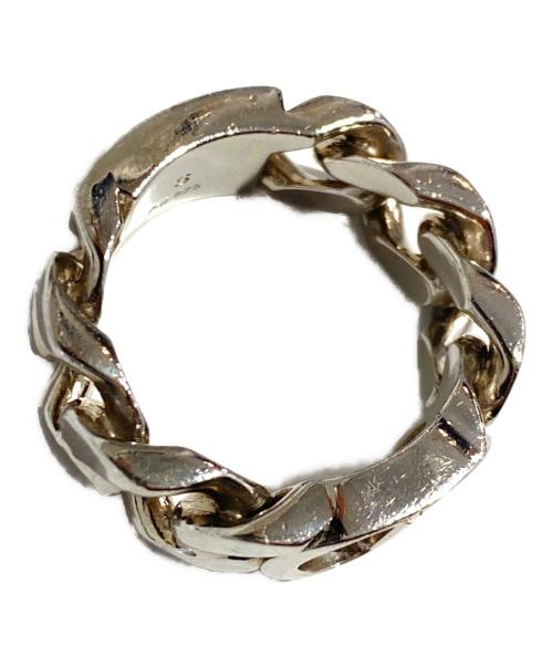 Christian Dior（クリスチャン ディオール）Christian Dior (クリスチャン ディオール) CD Icon チェーンリンク リング シルバー サイズ:Sの古着・服飾アイテム