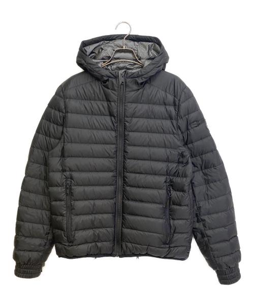PRADA（プラダ）PRADA (プラダ) ロゴプレートダウンジャケット ブラック サイズ:46の古着・服飾アイテム