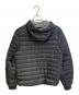 PRADA (プラダ) ロゴプレートダウンジャケット ブラック サイズ:46：120000円