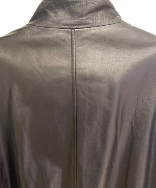 GUCCI（グッチ）GUCCI (グッチ) シングルライダースジャケット ネイビー サイズ:48の古着・服飾アイテム
