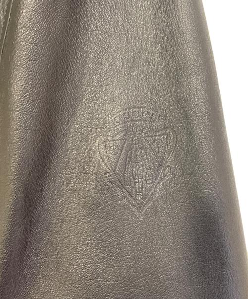 GUCCI（グッチ）GUCCI (グッチ) シングルライダースジャケット ネイビー サイズ:48の古着・服飾アイテム