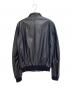 GUCCI (グッチ) シングルライダースジャケット ネイビー サイズ:48：60000円