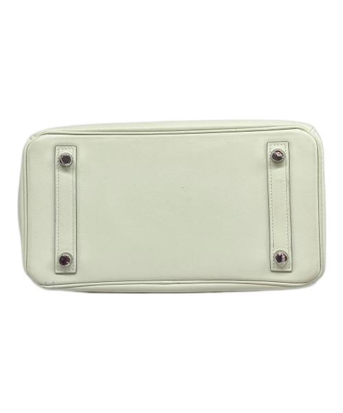 HERMES（エルメス）HERMES (エルメス) バーキン 25/シルバー金具/ヴォースイフト/B刻印 黄緑 サイズ:25の古着・服飾アイテム