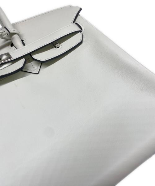 HERMES（エルメス）HERMES (エルメス) バーキン 25/シルバー金具/ヴォースイフト/B刻印 黄緑 サイズ:25の古着・服飾アイテム