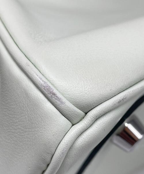 HERMES（エルメス）HERMES (エルメス) バーキン 25/シルバー金具/ヴォースイフト/B刻印 黄緑 サイズ:25の古着・服飾アイテム