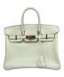 HERMES（エルメス）の古着「バーキン 25/シルバー金具/ヴォースイフト/B刻印」｜黄緑