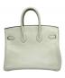 HERMES (エルメス) バーキン 25/シルバー金具/ヴォースイフト/B刻印 黄緑 サイズ:25：1550000円