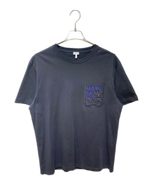 LOEWE（ロエベ）LOEWE (ロエベ) アナグラムロゴTシャツ ブラック サイズ:Mの古着・服飾アイテム