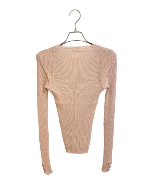 CHANEL（シャネル）CHANEL (シャネル) ココボタンニット ピンク サイズ:38の古着・服飾アイテム