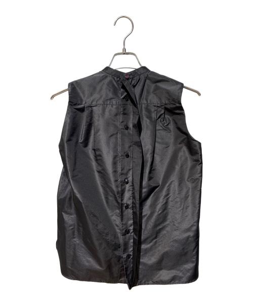 CHANEL（シャネル）CHANEL (シャネル) ノースリーブストーンブラウス ブラック サイズ:36の古着・服飾アイテム