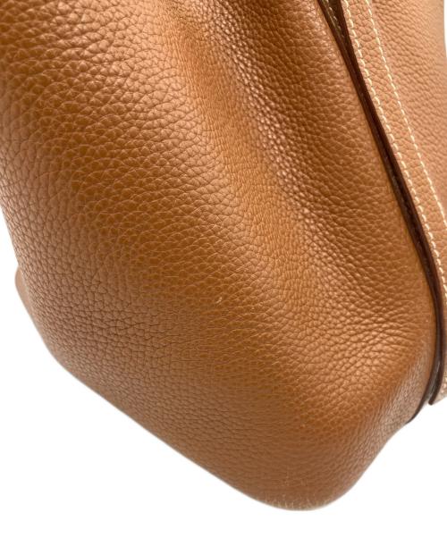 HERMES（エルメス）HERMES (エルメス) ピコタン PM/シルバー金具/ゴールド/トリヨンクレマンス/□K刻印:2007年 ゴールド サイズ:PMの古着・服飾アイテム