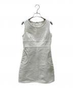 CHANELシャネル）の古着「コットンノースリーブワンピース」｜ホワイト