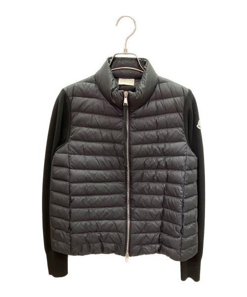 MONCLER（モンクレール）MONCLER (モンクレール) ダウンジャケット/CARDIGAN TRICOT ブラック サイズ:XSの古着・服飾アイテム