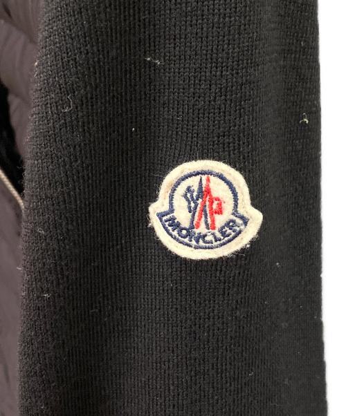 MONCLER（モンクレール）MONCLER (モンクレール) ダウンジャケット/CARDIGAN TRICOT ブラック サイズ:XSの古着・服飾アイテム