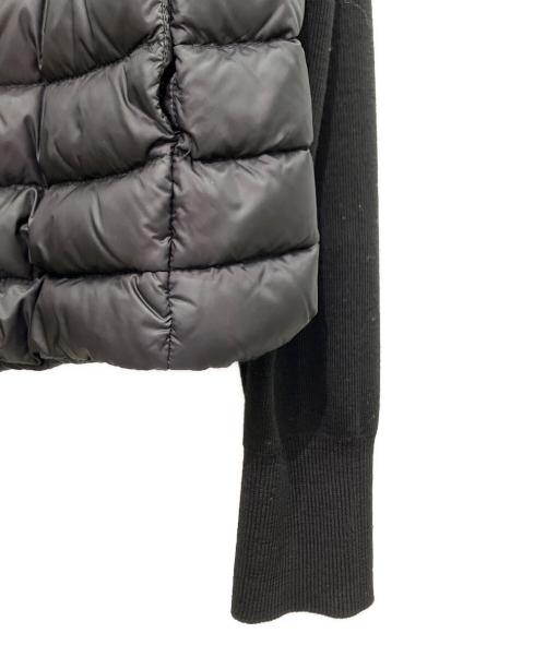 MONCLER（モンクレール）MONCLER (モンクレール) ダウンジャケット/CARDIGAN TRICOT ブラック サイズ:XSの古着・服飾アイテム