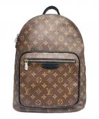 LOUIS VUITTONルイ ヴィトン）の古着「モノグラム マカサー ジョッシュ リュック」｜ブラック×ブラウン