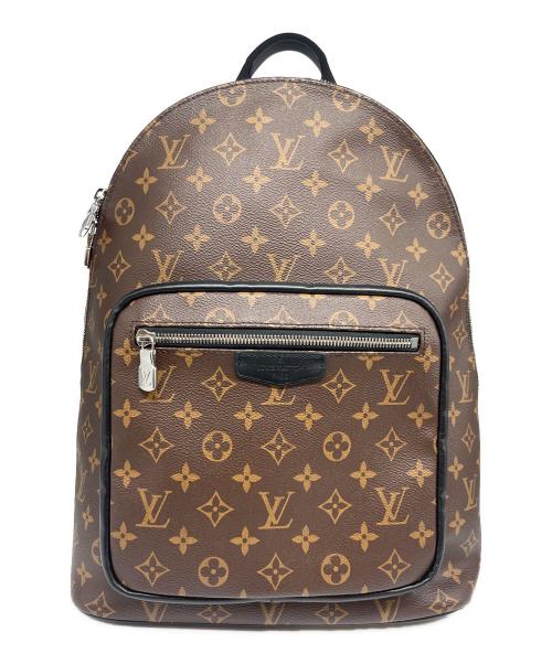 LOUIS VUITTON（ルイ ヴィトン）LOUIS VUITTON (ルイ ヴィトン) モノグラム マカサー ジョッシュ リュック ブラック×ブラウンの古着・服飾アイテム