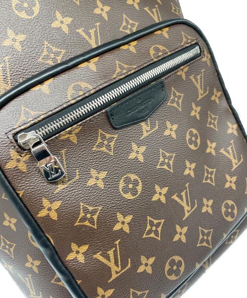 LOUIS VUITTON（ルイ ヴィトン）LOUIS VUITTON (ルイ ヴィトン) モノグラム マカサー ジョッシュ リュック ブラック×ブラウンの古着・服飾アイテム