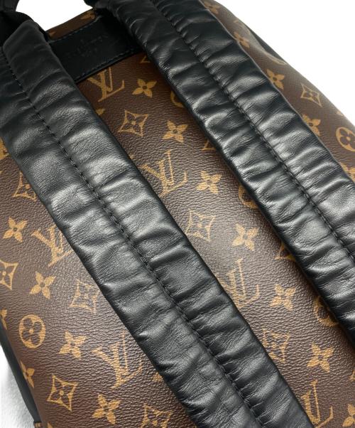 LOUIS VUITTON（ルイ ヴィトン）LOUIS VUITTON (ルイ ヴィトン) モノグラム マカサー ジョッシュ リュック ブラック×ブラウンの古着・服飾アイテム