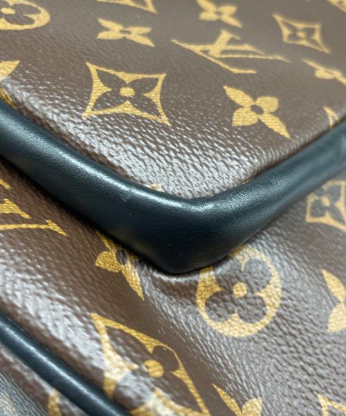 LOUIS VUITTON（ルイ ヴィトン）LOUIS VUITTON (ルイ ヴィトン) モノグラム マカサー ジョッシュ リュック ブラック×ブラウンの古着・服飾アイテム