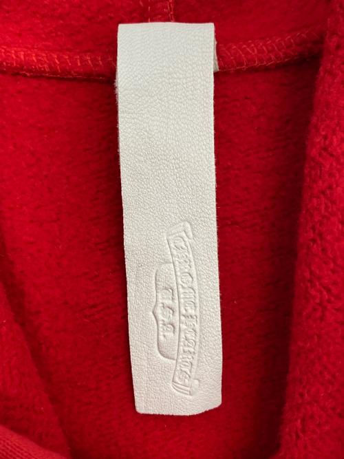 CHROME HEARTS（クロムハーツ）CHROME HEARTS (クロムハーツ) SAILIN ON HD PLVR 刺繍プルオーバーパーカー レッド サイズ:Mの古着・服飾アイテム