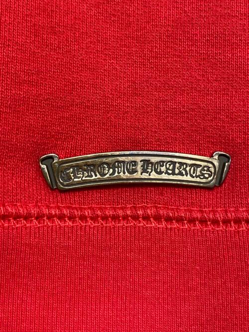 CHROME HEARTS（クロムハーツ）CHROME HEARTS (クロムハーツ) SAILIN ON HD PLVR 刺繍プルオーバーパーカー レッド サイズ:Mの古着・服飾アイテム