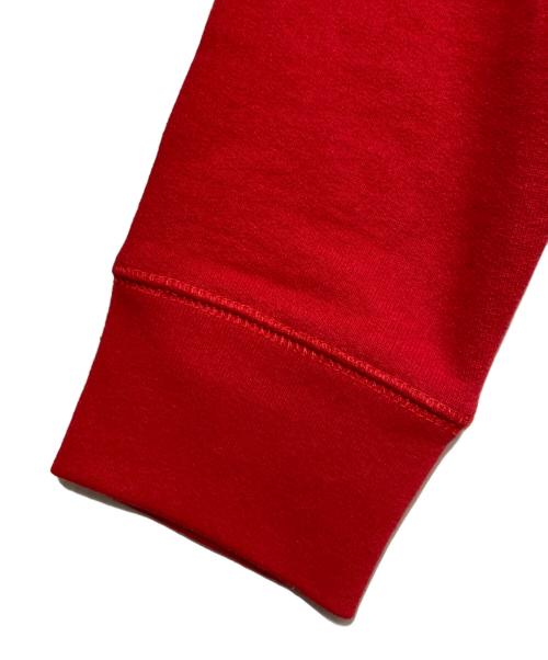 CHROME HEARTS（クロムハーツ）CHROME HEARTS (クロムハーツ) SAILIN ON HD PLVR 刺繍プルオーバーパーカー レッド サイズ:Mの古着・服飾アイテム