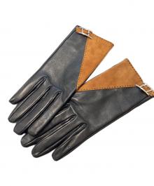 HERMES（エルメス）の古着「レザー手袋」｜ブラック