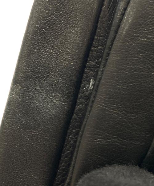 HERMES（エルメス）HERMES (エルメス) レザー手袋 ブラックの古着・服飾アイテム