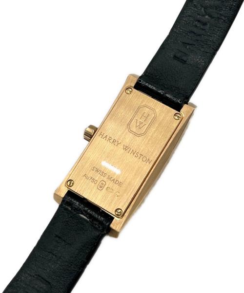 HARRY WINSTON（ハリーウィンストン）HARRY WINSTON Avenue Mini Moon Phase アヴェニューCミニ ムーンフェイズ ベゼルダイヤ Ref.AVCQMP16RR001  シェル文字盤 サイズ:mini/ミニ/15.5mm×31.2mmの古着・服飾アイテム